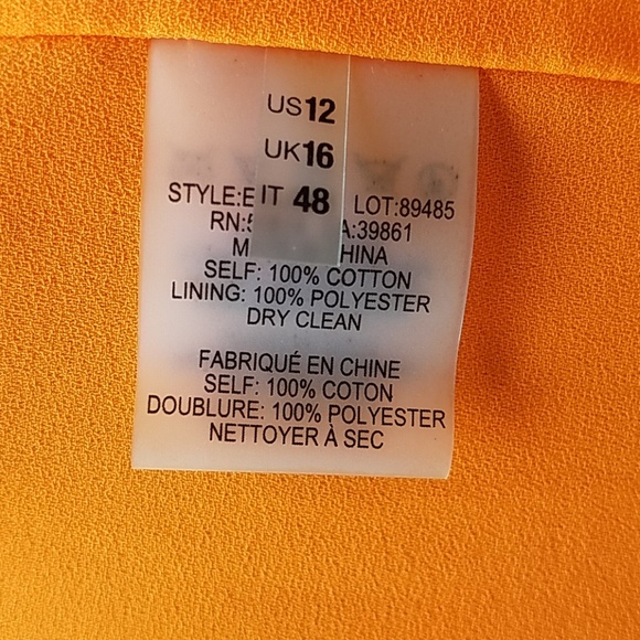 Elie Tahari neon printed cotton eyelet dress - Picture 8 of 8